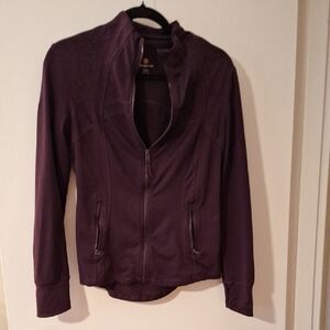 Tangerine Purple Bomber Jacket with Tailored Silhouette